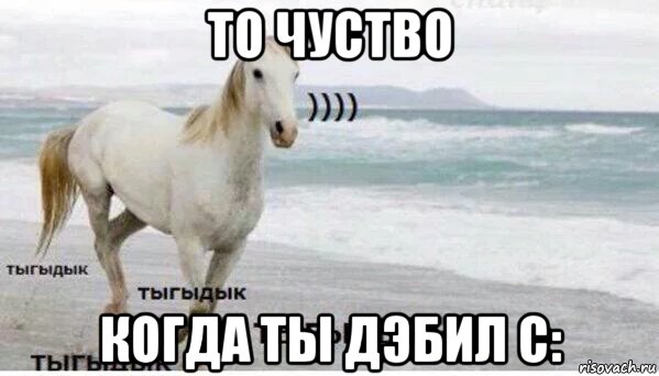 то чуство когда ты дэбил с:, Мем   Тыгыдык