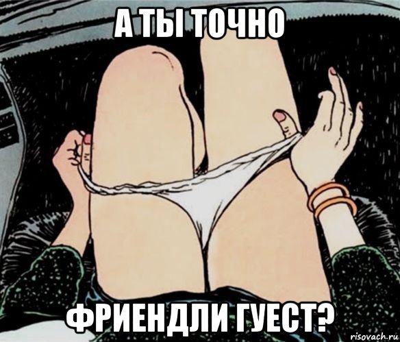 а ты точно фриендли гуест?, Мем А ты точно