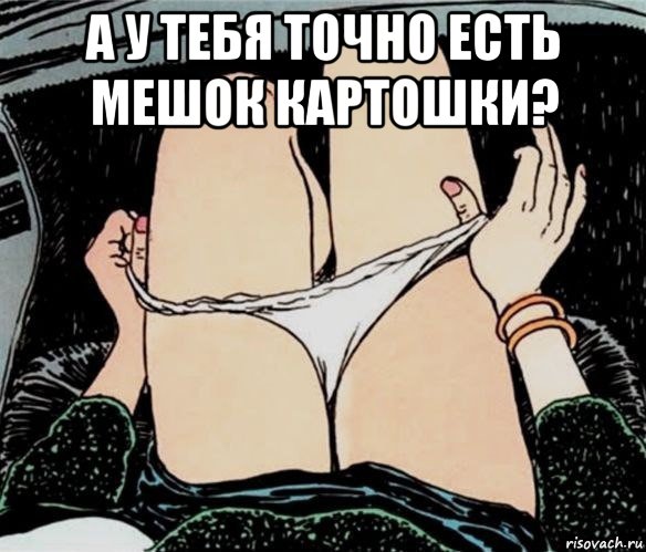 а у тебя точно есть мешок картошки? , Мем А ты точно