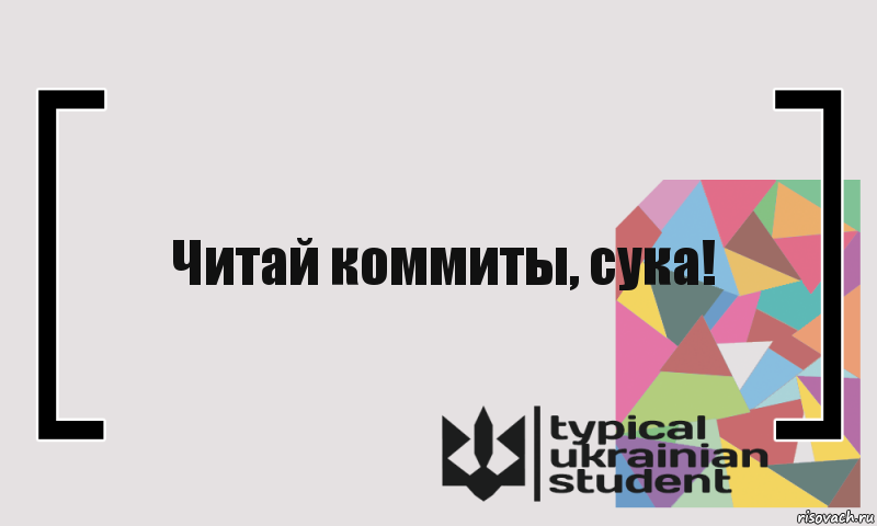 Читай коммиты, сука!, Комикс цитата