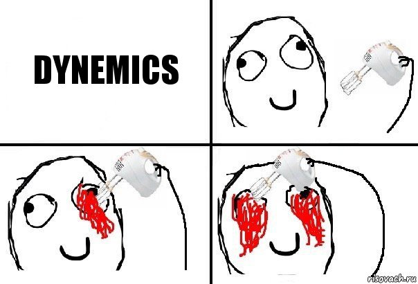 DYNEMICS, Комикс  глаза миксер