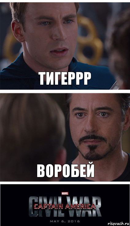 Тигеррр Воробей, Комикс   Гражданская Война