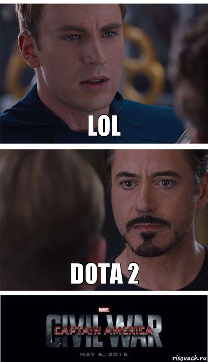 Lol Dota 2, Комикс   Гражданская Война