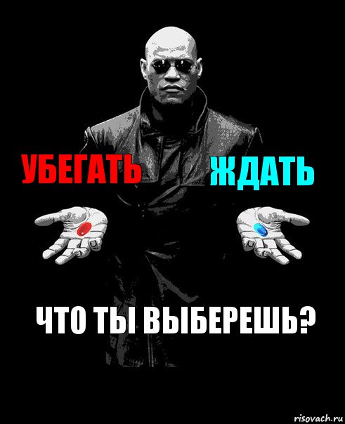 убегать ждать что ты выберешь?, Комикс Выбор