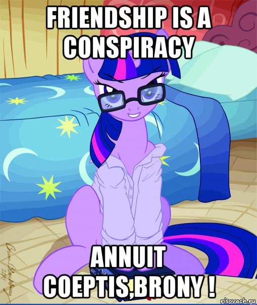 friendship is a conspiracy annuit coeptis,brony !, Мем  май литл пони