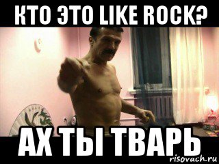 кто это like rock? ах ты тварь, Мем Паскуда тварь