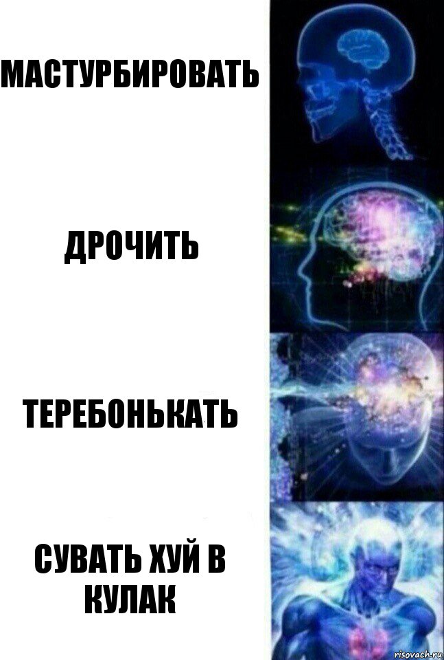 Мастурбировать Дрочить Теребонькать Сувать хуй в кулак, Комикс  Сверхразум