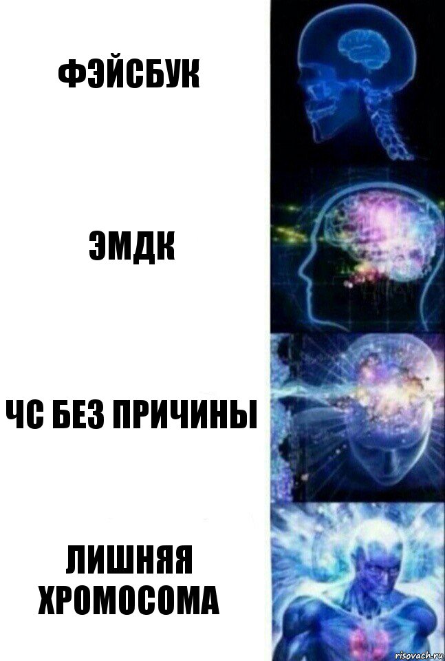 фэйсбук эмдк чс без причины лишняя хромосома, Комикс  Сверхразум