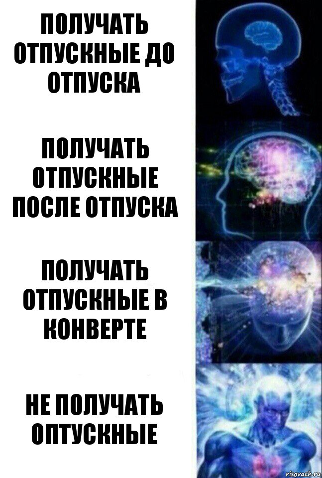 получать отпускные до отпуска получать отпускные после отпуска получать отпускные в конверте не получать оптускные, Комикс  Сверхразум