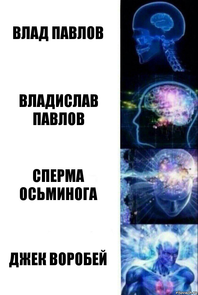 Влад Павлов Владислав Павлов Сперма Осьминога ДЖЕК ВОРОБЕЙ, Комикс  Сверхразум