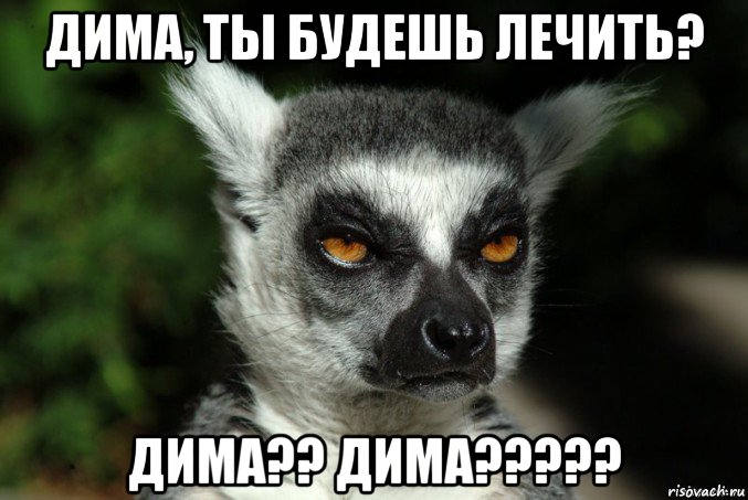 дима, ты будешь лечить? дима?? дима?????, Мем   Я збагоен