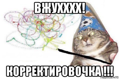 вжухххх! корректировочка !!!, Мем Вжух мем