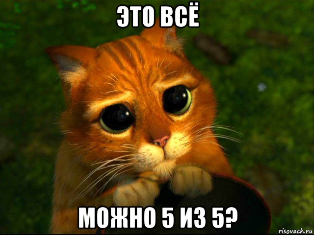 это всё можно 5 из 5?