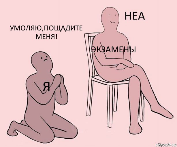 Я Экзамены Умоляю,пощадите меня!, Комикс Неа