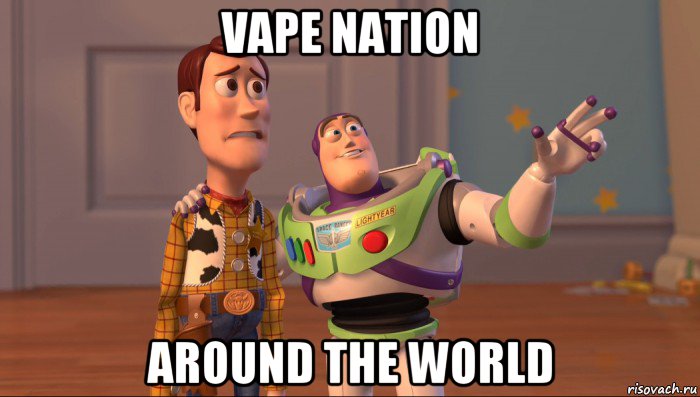 vape nation around the world, Мем Они повсюду (История игрушек)