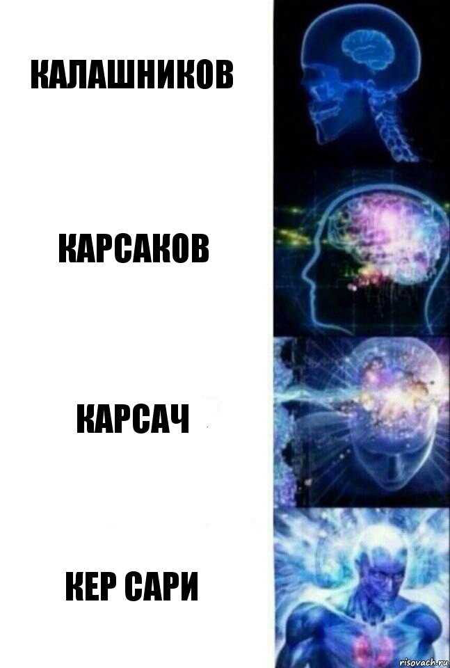 Калашников Карсаков карсач кер сари, Комикс  Сверхразум