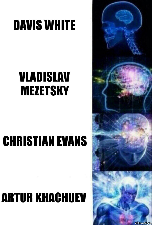 Davis White Vladislav Mezetsky Christian Evans Artur Khachuev, Комикс  Сверхразум