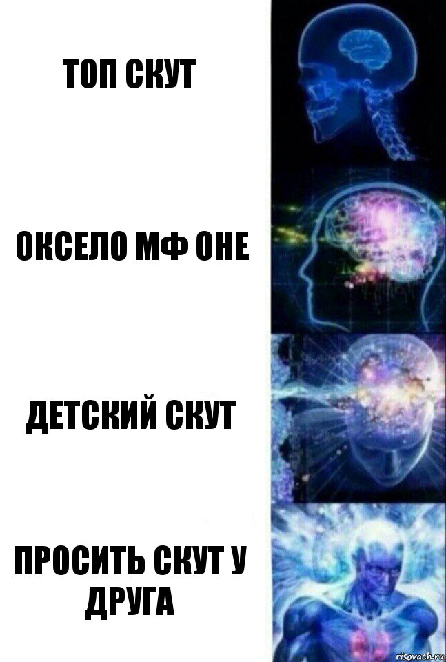 Топ скут Оксело мф оне Детский скут Просить скут у друга, Комикс  Сверхразум