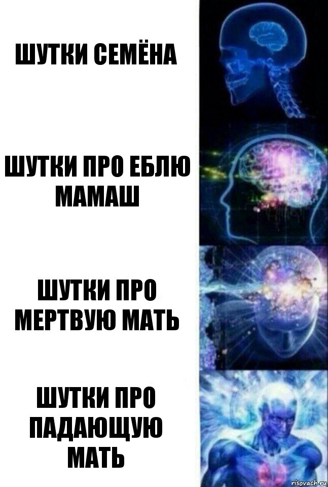 шутки семёна шутки про еблю мамаш шутки про мертвую мать шутки про падающую мать, Комикс  Сверхразум