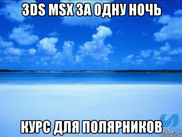 3ds msx за одну ночь курс для полярников