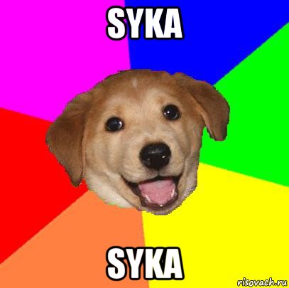 syka syka, Мем Advice Dog