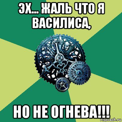 эх... жаль что я василиса, но не огнева!!!, Мем Часодеи