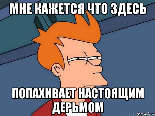 мне кажется что здесь попахивает настоящим дерьмом, Мем  Фрай (мне кажется или)