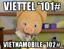 viettel *101# vietnamobile *102#