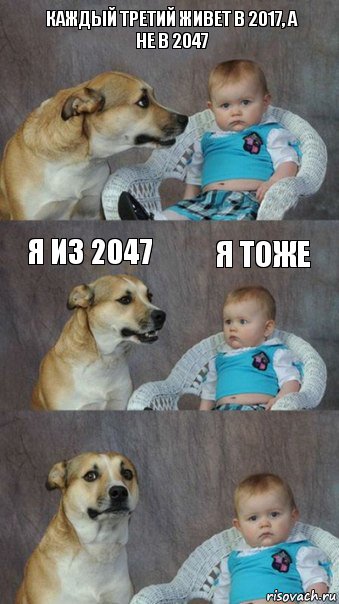 Каждый третий живет в 2017, а не в 2047 Я из 2047 Я тоже, Комикс  Каждый третий