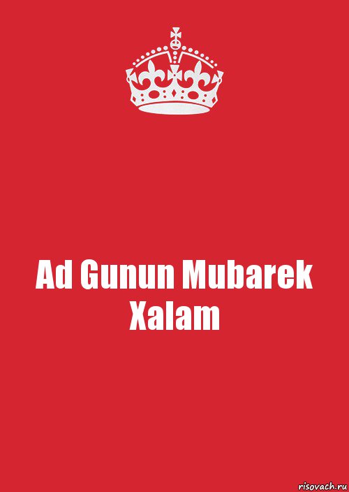 Ad Gunun Mubarek Xalam, Комикс Keep Calm 3