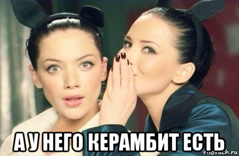  а у него керамбит есть, Мем  Он