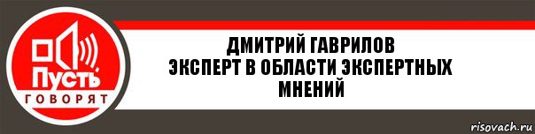 дмитрий гаврилов
эксперт в области экспертных мнений, Комикс   пусть говорят