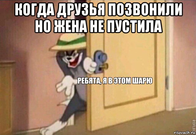 когда друзья позвонили но жена не пустила , Мем    Ребята я в этом шарю