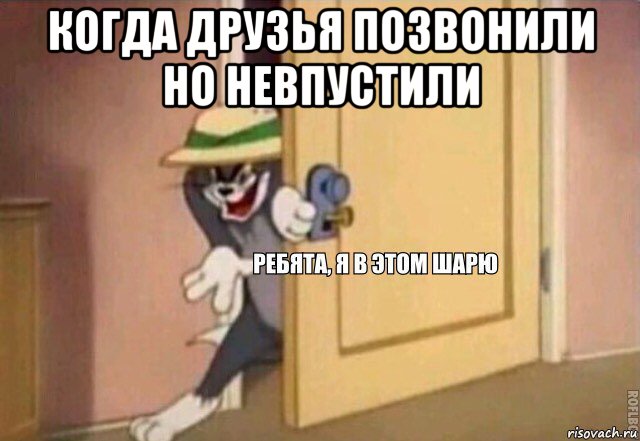 когда друзья позвонили но невпустили , Мем    Ребята я в этом шарю