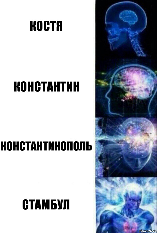 Костя Константин Константинополь Стамбул, Комикс  Сверхразум