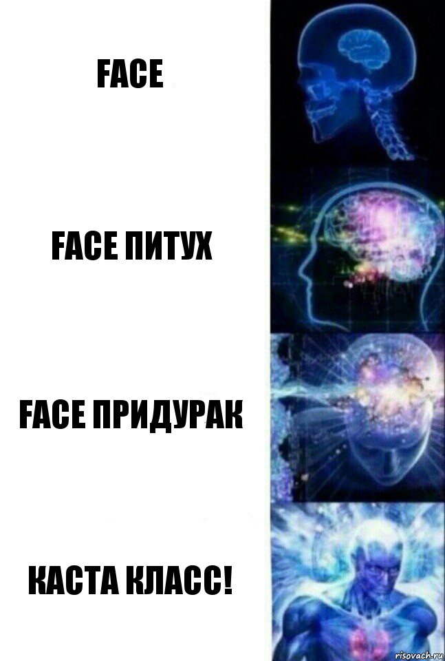 FACE FACE ПИТУХ FACE ПРИДУРАК КАСТА КЛАСС!, Комикс  Сверхразум