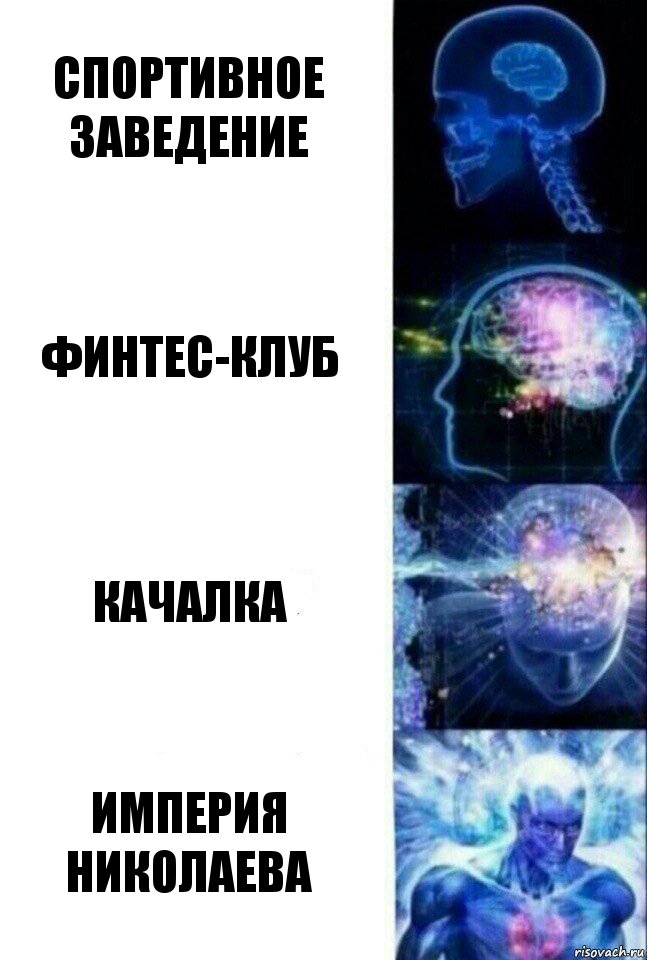 Спортивное заведение Финтес-клуб Качалка Империя Николаева, Комикс  Сверхразум