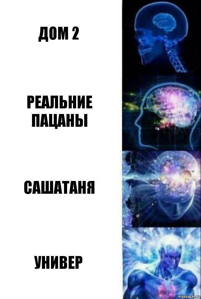 ДОМ 2 РЕАЛЬНИЕ ПАЦАНЫ САШАТАНЯ УНИВЕР, Комикс  Сверхразум