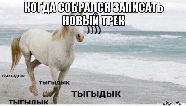 когда собрался записать новый трек , Мем   Тыгыдык