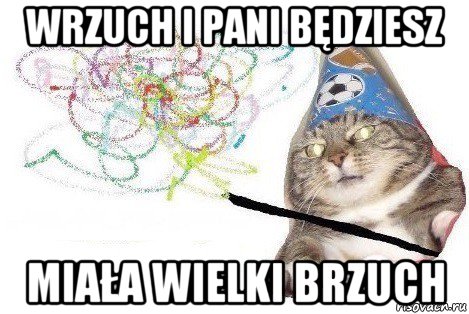 wrzuch i pani będziesz miała wielki brzuch, Мем Вжух мем