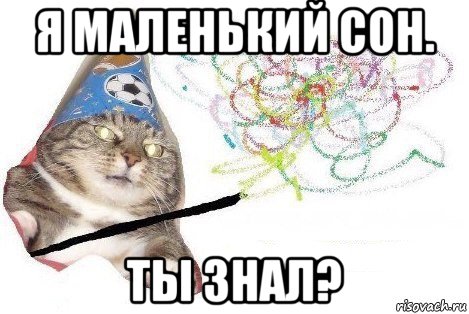 я маленький сон. ты знал?, Мем Вжух