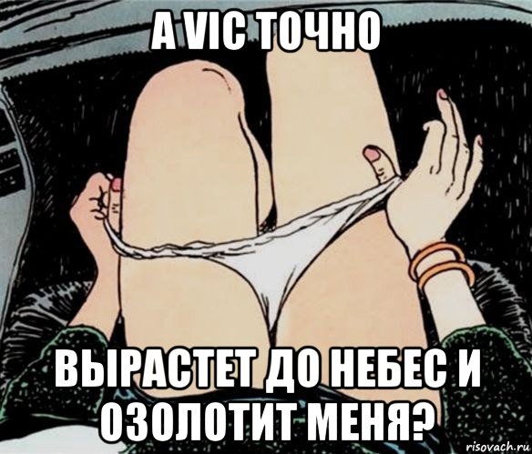 а vic точно вырастет до небес и озолотит меня?, Мем А ты точно