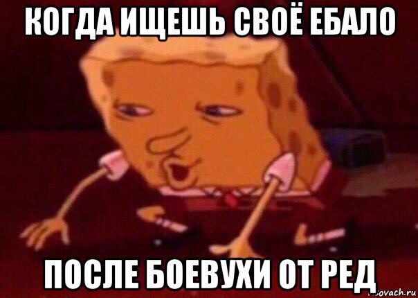 когда ищешь своё ебало после боевухи от ред, Мем    Bettingmemes