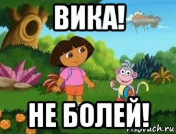 вика! не болей!, Мем Даша следопыт