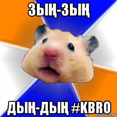 зыҢ-зыҢ дыҢ-дыҢ #kbro, Мем Хомяк