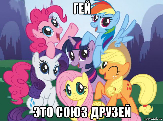 гей это союз друзей, Мем My little pony