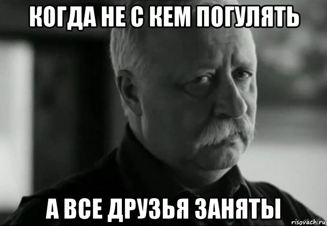 когда не с кем погулять а все друзья заняты, Мем Не расстраивай Леонида Аркадьевича