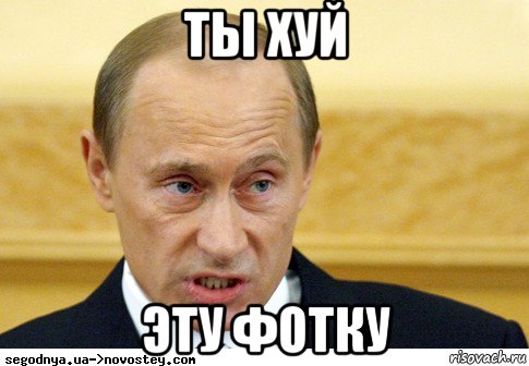 ты хуй эту фотку, Мем  Путин