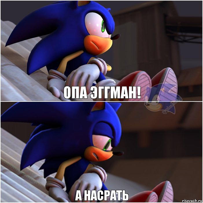 Опа Эггман! А насрать, Комикс Sonic 1