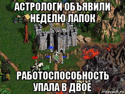 астрологи объявили неделю лапок работоспособность упала в двое